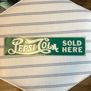 Vintage Pepsi Cola sign
